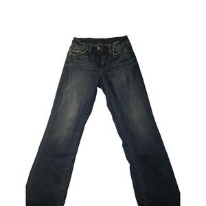 Silver Jeans Women's Suki Capri Jeans Stretch Size W25 L23.5 Western
